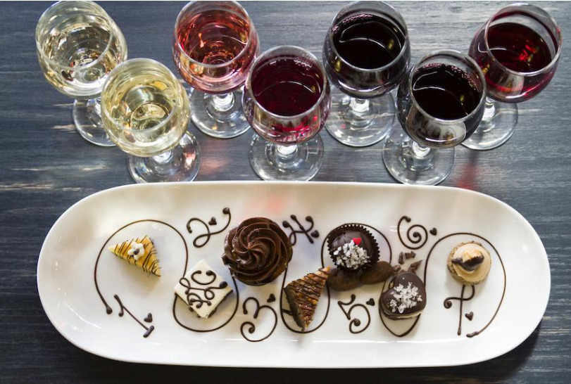 Which Italian wines pair well with chocolate and desserts?